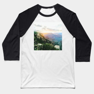 Grand Canyon View Baseball T-Shirt